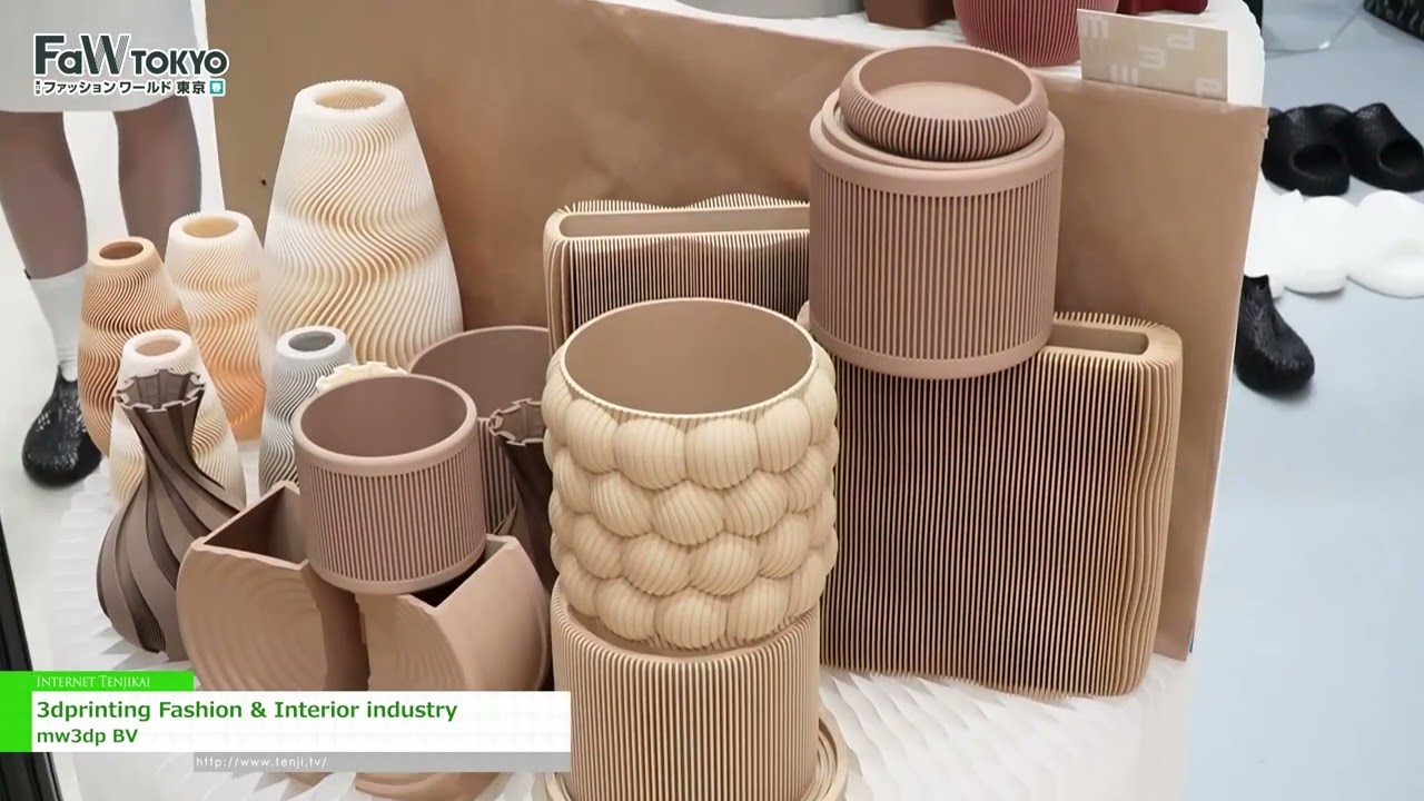 Highlights from [FaW TOKYO 2024] 3dprinting Fashion & Interior industry - mw3dp BV