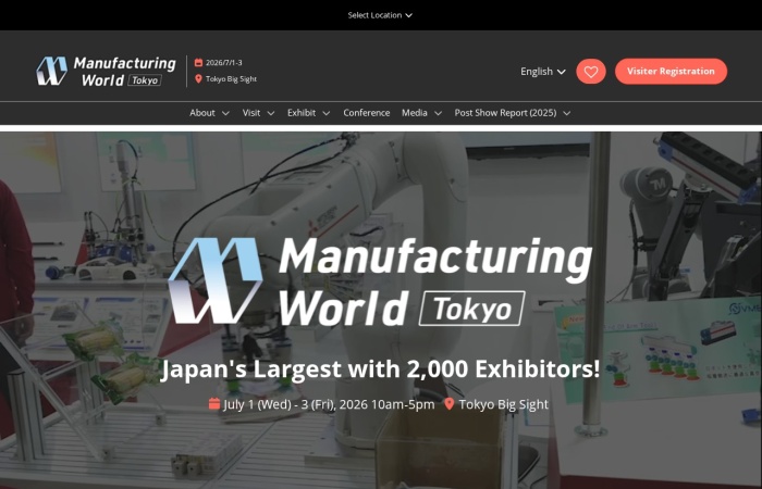 What is Manufacturing World Tokyo? | Japan’s Comprehensive Trade Show for Manufacturing Technology and Industrial Innovation