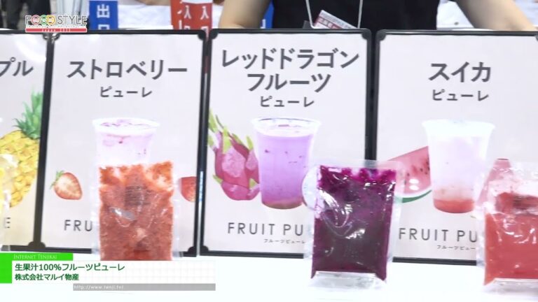 [2023 年日本食品風格] 100% 新鮮果泥 - 丸井物產公司