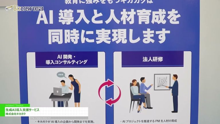 [Bizcrew EXPO 2024 SUMMER] Generation AI Introduction Support Service - Kikagaku Corporation